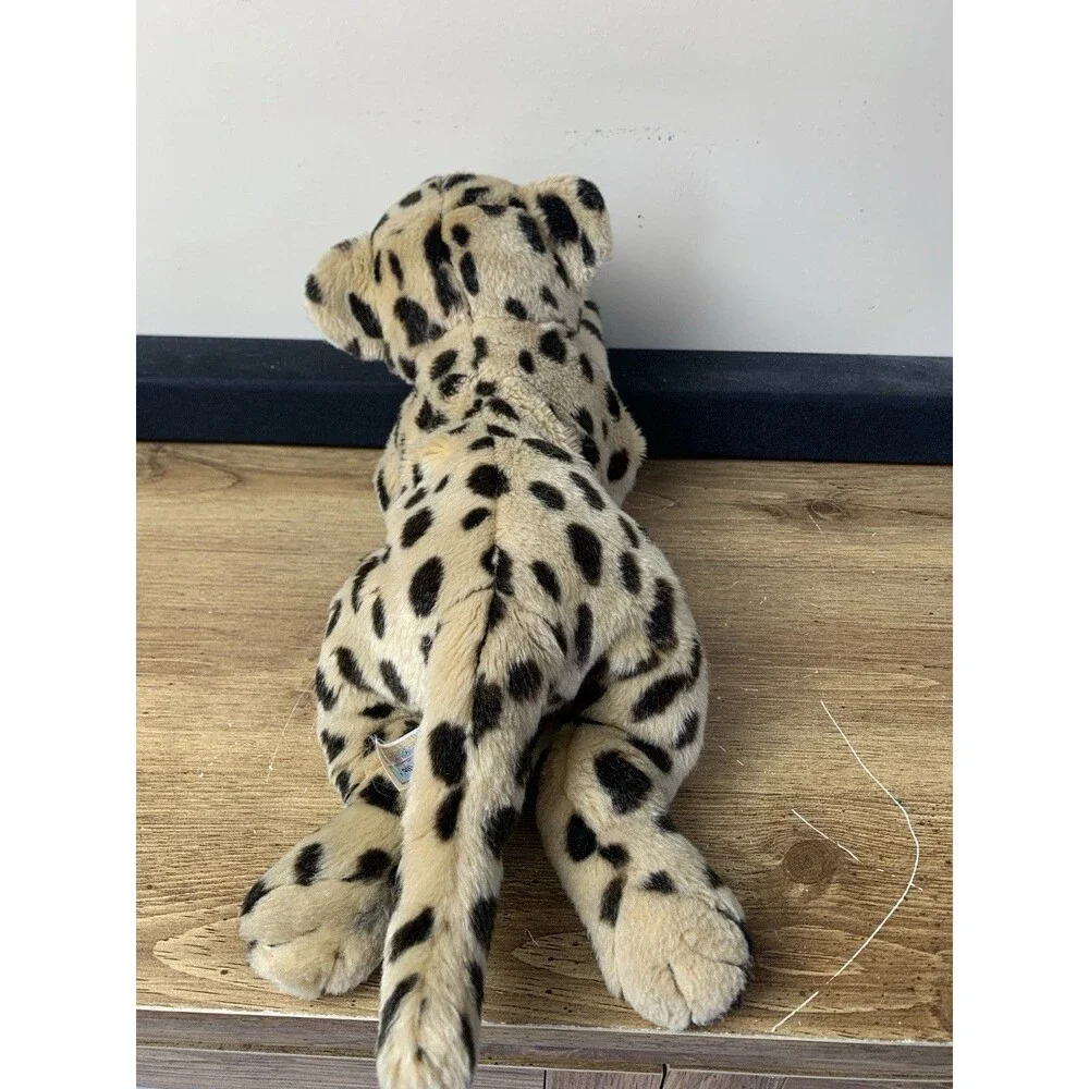 Toys R Us Animal Alley Plush Leopard Cheetah Cat 17” Stuffed Animal Vintage